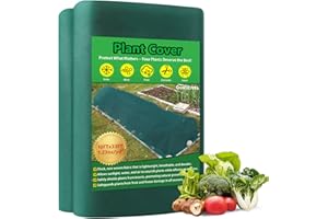 GUKULIVEL Garden Fleece for Plants Protection, 35gsm 3x10M Green Plant Covers Frost Blanket for Winter, Frost Protection Fabric, Garden Row Covers Tunnel for Outdoor Plants