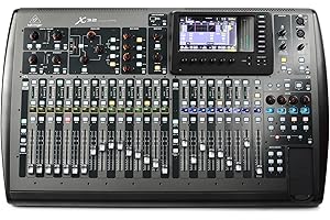 Behringer X32 Digitales Mischpult mit 40 Eingängen und 25 Bussen, 32 programmierbaren Midas-Vorverstärkern, 25 motorisierten Fadern, Kanal-LCDs, 32-Kanal-Audio-Interface und iPad/iPhone*-Fernbedienung