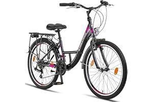 Chillaxx Bike Strada Premium City Bike in 24, 26, 28 pollici, bicicletta per ragazze, ragazzi, uomini e donne, cambio a 21 marce, bicicletta olandese