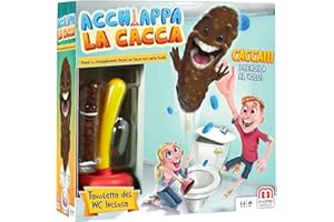 Mattel Games- Acchiappa la Cacca con Toilet Incluso, Gioco da Tavolo per Bambini 5 + Anni, FWW30