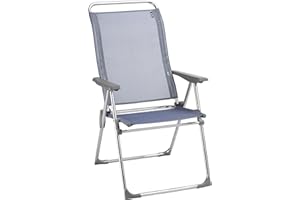 Lafuma Mobilier ALU Cham Krzesło, Batyline, Ocean II, 62,5 x 67 x 111 cm