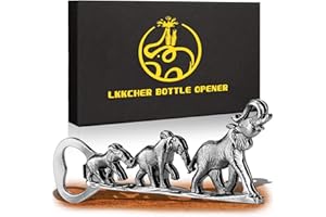 LKKCHER Elefante Abrebotellas de Cerveza, Regalos para Mujeres Hombres Regalos para Hombre Mujer Cumpleaños, Regalo Navidad, Regalos Originales para el Padre Novio Abuelo Marido, Regalos San Valentin