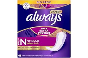 Always Daily Extra Protect wkładki higieniczne damskie, normalne (48 pasków) Giga Pack, neutralizujące zapachy, oddychające, elastyczne