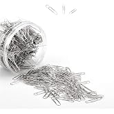 Jieddey Office Clips, 700 PCS Metal Paper Clips with Plastic Box Large 50mm Medium 33mm Small 28mm Clips for Files Stationery