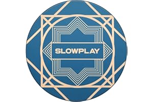 SLOWPLAY Nash Ceramic Poker Chips in Bulk, Casino Grade Ceramic 10-Gram Poker Chip for Texas Hold'em, 39mm Professional Chips Pack of 50 (Green)