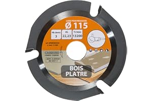 Leman SPEEDWOOD - Disco para cortar madera con amoladora 115