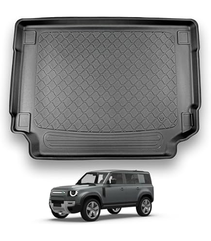 For Land Rover Defender 90 1983-2016 Tailored 3MM Rubber Heavy Duty Car Boot Mat | UK - View #10