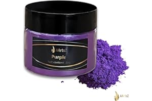 ‎AARTSZ Epoxidharz Farbe Metallic (SugarPlum Purple) 20g Jar, AArtsZ Mica Powder Pulver, Epoxy Resin Farbe, Farbpigmente, Pigmentpulver für Kosmetisches Qualität, Niveau Lipgloss, Badebomb, Seifenfarben