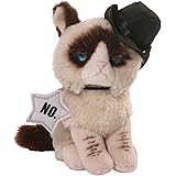 Gund Grumpy Cat - 4053796 - Peluche le Chat Cow Boy - Multicolore