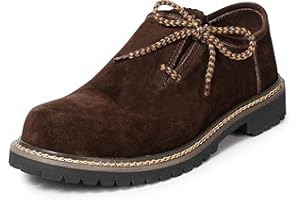 PAULGOS Trachtenschuhe Echt Leder Haferlschuhe Haferl Trachten Schuhe in 4 Farben Gr. 39-47