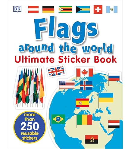 Affiche Éducative Sumbox Drapeaux Des Pays Du Monde - 230 Drapeaux Avec Code Couleur Continents