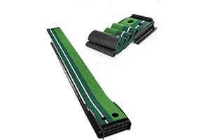 Signstek Golf Putting Matte mit automatischer Ballrückgabe