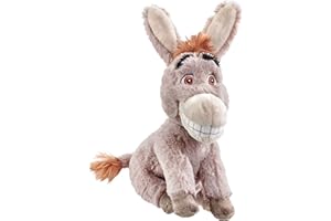 Schmidt Spiele 42715 DreamWorks Shrek - Burro de Peluche (tamaño pequeño, 18 cm), Multicolor