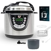 Cecotec Programmable Electric Pressure Cooker 6L GM GM D+. 1000W, 12 People, Programmable 24h, 9 Menus, 2 Pressures 60KPa, Me