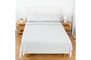 H HANSEL HOME Juego de Sábanas Termicas 3 Piezas Pirineo para Cama de 90x190cm, Sábanas Polares de Invierno Ultra Suave, Incluye Sabana Bajera + Encimera + Funda de Almohada - Circulo Gris