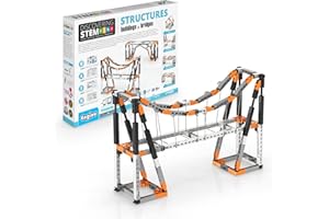 Engino- STEM Toys, Structures, Buildings & Bridges, Building Toys for Kids 9+, STEM Projects, Creative Engineering Kit, Gifts for Boys & Girls (9 Model Options)