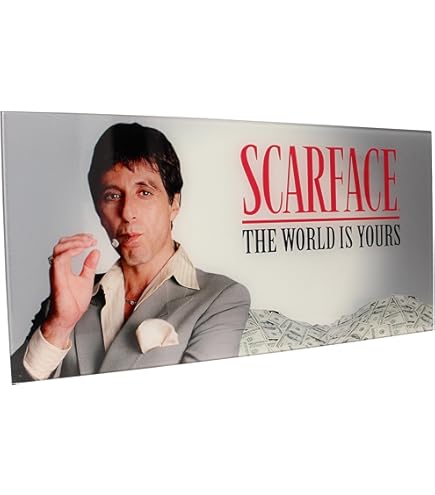 Quadro Tony Montana Dollaro Quadro Su Tela Tony Montana Islandburner Icona Pacino Scarface Cult Foto Papa Leone Xiv Scarface Poster Poster Tony Montana - Foto 11