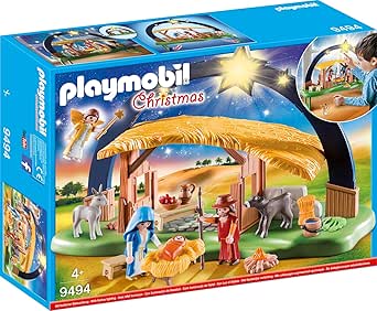 Playmobil 9494 Spielzeug - Lichterbogen"Weihnachtskrippe" Unisex-Kinder