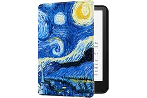 HUASIRU Obraz etui ochronne Nowy Kindle (2022) z 6-calowym wyświetlaczem 300 ppi (11. generacja, nr modelu C2V2L3) Case Cover, gwiaździste niebo