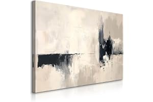 Muralo Canvastavla Målade Abstraktion Design 3-120x80 cm | Färdig tavla på fin matt canvasväv uppspänd på ram i massivt trä