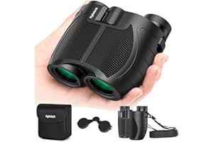 Kylietech Jumelles Compactes 12 x 25, Jumelles Légères pour Adultes et Enfants, Optique FMC Multi-Couches et Prismes BAK-4, Idéales pour Les Sports de Plein Air, Les Voyages, La Chasse, Les Concerts