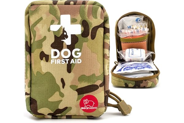 Kit de premiers secours pour animaux domestiques - pour la maison et les voyages - avec 72 articles de qualité supérieure