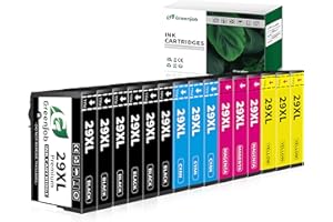 Greenjob 29XL Compatibili per Epson 29 XL Multipack per Epson Expression Home XP-235 XP-245 XP-247 XP-255 XP-257 XP-332 XP-335 XP-342 XP-352 XP-355 XP-432 XP-435 XP-442 XP-445 XP-452 (15 Pezzi)