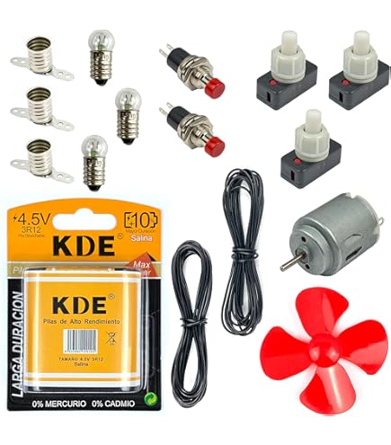 InputMakers - Set van 10 stuks 3,8 V 0,3 A E10 gloeilamp en 10 stuks