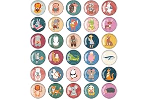 ‎BIROYAL BIROYAL 30 STK. Magnete Kinder - 3D Kühlschrankmagnete für Kinder - Tier Magnete für Magnettafel, Kühlschrank, Whiteboard, Pinnwand - Kühlschrankmagnet - Geschenke für Kind
