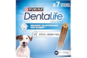 Dentalife Dentalife PURINA Dentalife przekąski do pielęgnacji zębów dla małych i dużych psów, redukują tworzenie się kamienia nazębnego, opakowanie 5 lub 6 małych psów, 6 x 115 g