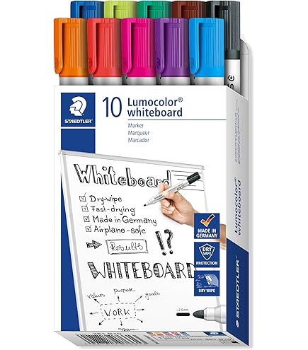Berol Drywipe Marker, Bullet Tip, Assorted, Pack Of 8 - View #5