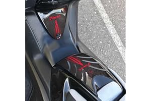 labelbike - Pegatinas 3D en Resina Gel para Decoración y Protección de la Puerta del Depósito y Reposapiés Delantero para Motos y Scooters compatibles con Yamaha Tmax 500 2008-2011