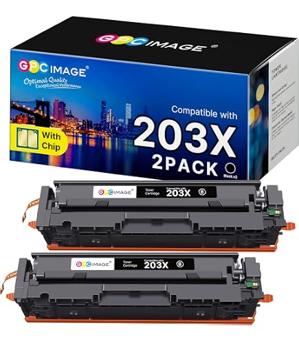 Toner KUPYLM 203X CF540X Compatibile Per HP – 4 Colori (nero, Ciano, Magenta, Giallo) Per M281fdw, M254dw E Serie