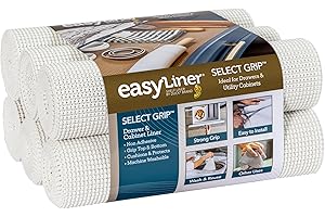 Duck Brand Select Grip Easy Liner Forro de Estante, Blanco, 18