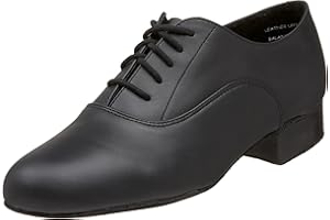 Capezio Men’s Standard Oxford Ballroom Dancing Shoes, Classic Designed Ballroom Dance Shoes, Smart, Traditional Design For Dancers, Ballroom Dancing Shoes For Men
