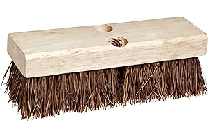 Weiler 44428 9" Block Size, 5 X 14 No. Of Rows, Wood Block, Palmyra Fill, Deck Scrub Brush
