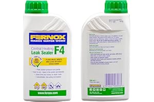 KUDOS-TRADING Fernox F4 Sigillante per perdite da 500 ml Guarnizione liquida per tubi di riscaldamento centralizzato perdite di acqua Riscaldamento a pavimento, incluso Kudos Tradings Consegna Prime il giorno