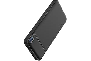 AsperX Power Bank Portable Charger Fast Charging 10000mAh, PowerBank USB C Input and Output, Battery Pack Compatible with iPhone, Samsung, Huawei, iPad, Tablets and More