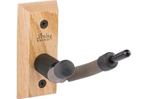 String Swing - Support mural en bois dur pour violon CC01V-O - pour maison/studio - fabriqué aux États-Unis - Chêne