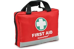 General Medi Kit di Primo Soccorso Professionale 309 Pezzi - Per Casa, Auto, Barca Ufficio, Moto, Roulotte, Sport, Trekking e Campeggio