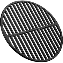 Sumsoctober Grillroste Rund, 5 Stück – Aus Eisen, Hitzebeständig, Für Fleisch, Fisch & Gemüse (25 Cm)
