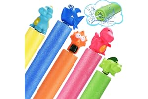 HMIL-U Water Pistols For Kids/Foam Water Gun 5 PCS/Water Squirter Gun/Foam Drawn Water Gun/Water Guns For kids