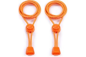 SCHNÜRRLIE Schnürsenkel - elastische Schnürbänder ohne Schuhe Binden - Laces rund flach mit Schnellverschluss für Kinder Erwachsene - 100 cm