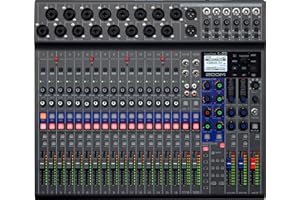 ZOOM LiveTrak L-20 Digitalmischpult, 20-Spur-Recorder und Mehrkanal-Audio-Interface für Studio, Bühne & Podcast