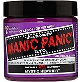 Manic Panic - Mystic Heather Classic Creme Vegan Cruelty Free Purple Semi | Warm Orchid Purple Hair Color, Vegan, Ammonia &amp; C