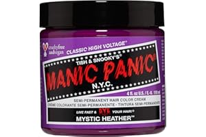 Manic Panic Mystic Heather Classic Creme, Vegan, Cruelty Free, Purple Semi Permanent Hair Dye 118ml