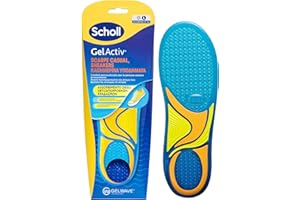 DR. SCHOLL'S Scholl GelActiv Wkładki do butów i trampek, wkładki z pianki memory z technologią GelWave amortyzujące, komfort dla osób zawsze w ruchu, wygodne stopy przez cały dzień, rozmiar 40-46,5