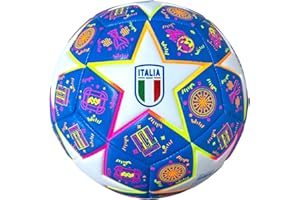 MIKADO SPORT Palla da Calcio da Adulto Ragazzo - Palloni da Calcio Allenamento per Tempo Libero - Pallone Italia Grande Misura 5 - Palla per Bambino - Soccer Ball - Idea Regalo Bambini Adulti
