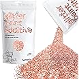 Glitter Paint for Walls Rose Gold Additive Emulsion Latex Acrylic Sparkles Extra Chunky Interior Painting 100g / 3.5oz