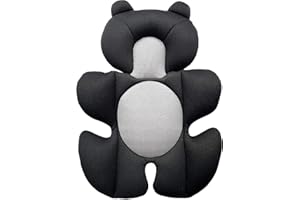 GanEn Baby Cozy Sleeping Head and Body Support Cushion for Stroller Car Seat High Chair (Black)